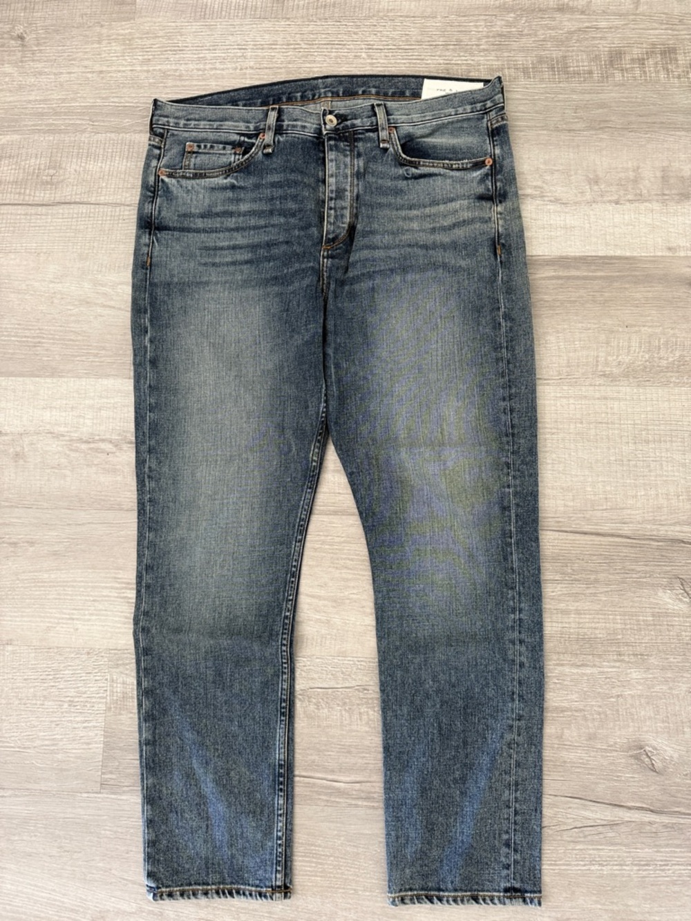 Rag & Bone Men's Dark Wash Straight-Leg Jeans - Blue